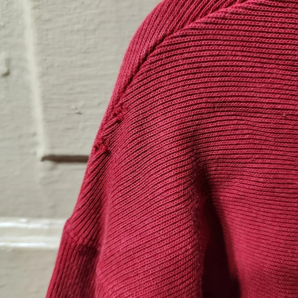 Tommy Hilfiger Vintage Jeans Graphic Drop Shoulder 100% Cotton Sweater - Picture 7 of 8